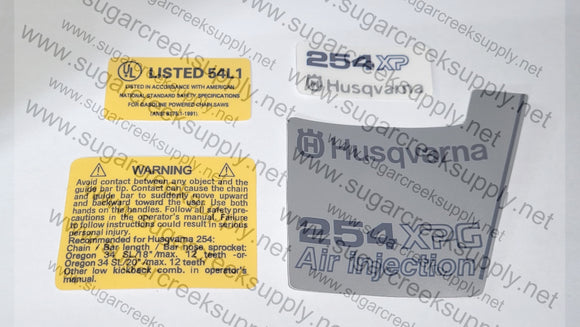 Husqvarna 254XPG decal set