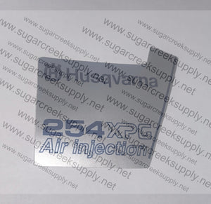 Husqvarna 254XPG FW decal