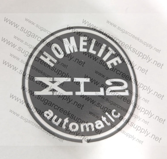 Homelite XL2 starter cover decal