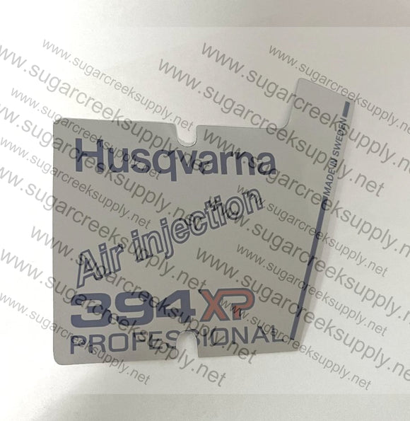 Husqvarna 394XP Professional flywheel decal