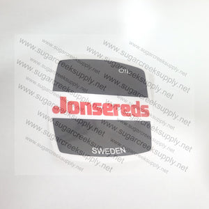 Jonsereds 1020 (v2) flywheel cover decal