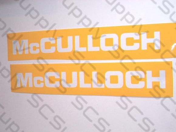 McCulloch bar stencil set for 14