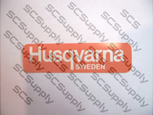 Husqvarna CD versions flywheel side of airbox decal