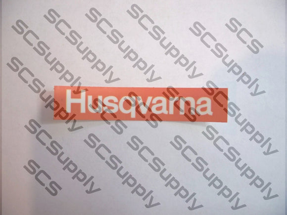 Husqvarna CD versions clutch side of airbox decal