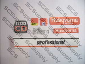 Husqvarna 1100CD Classic decal set