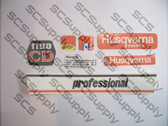 Husqvarna 1100CD Classic decal set