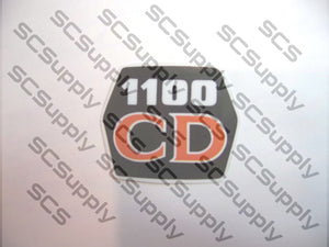 Husqvarna 1100CD (classic) flywheel decal