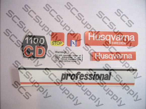 Husqvarna 1100CD (late) decal set