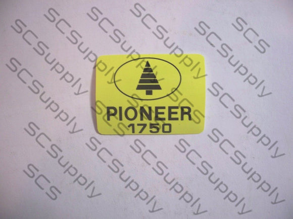 Pioneer 1750 decal set