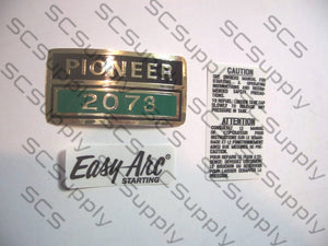 Pioneer 2073 decal set