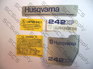 Husqvarna 242XP decal set