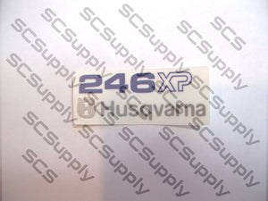 Husqvarna 246XP airbox decal