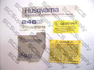 Husqvarna 246XP decal set