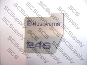 Husqvarna 246 flywheel decal