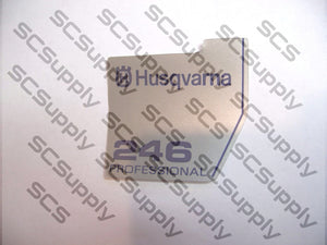 Husqvarna 246 Professional flywheel decal