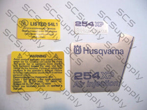 Husqvarna 254XP decal set