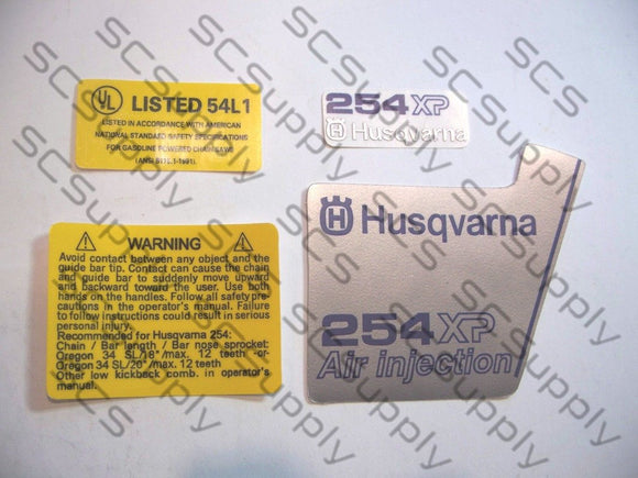 Husqvarna 254XP decal set