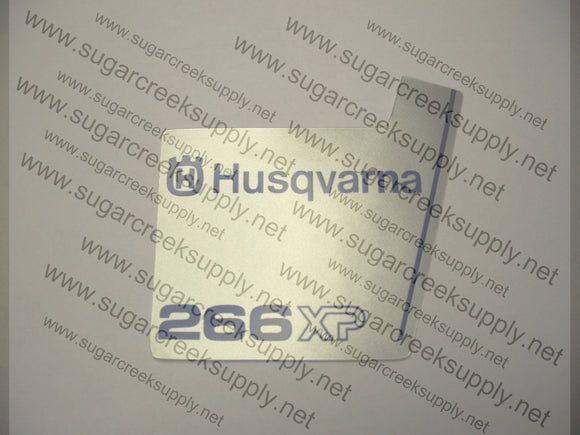 Husqvarna 266XP flywheel decal