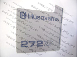 Husqvarna 272XP (late) flywheel decal