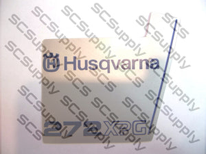 Husqvarna 272XPG flywheel decal