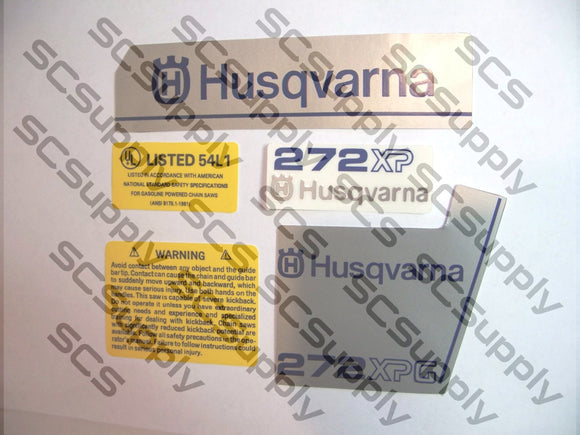 Husqvarna 272XPG decal set