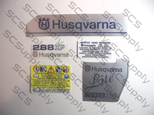 Husqvarna 288XP Lite decal set