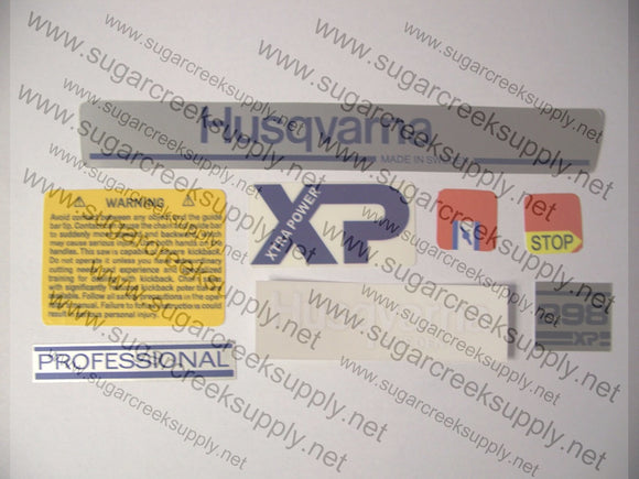 Husqvarna 298XP ver1 decal set