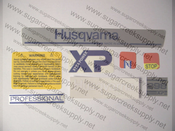 Husqvarna 298XP ver1 decal set