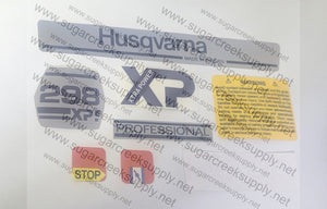 Husqvarna 298XP ver2 decal set