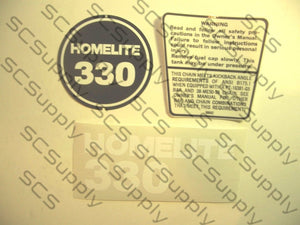 Homelite 330 (ver. 2)  decal set