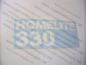 Homelite 330 drivecase decal