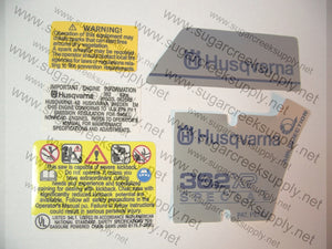 Husqvarna 362XP Special decal set