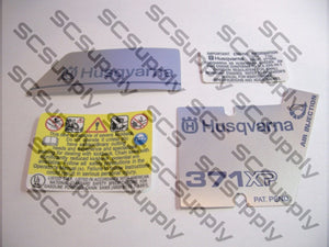 Husqvarna 371XP (late) decal set