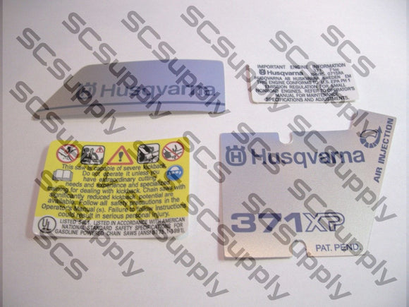 Husqvarna 371XP (late) decal set