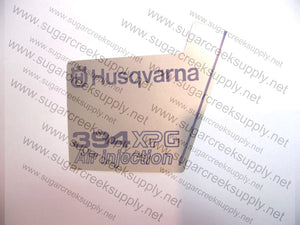 Husqvarna 394XPG ver 1 starter cover decal