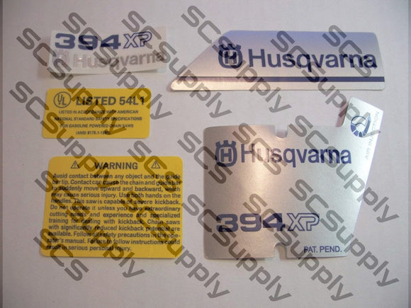 Husqvarna 394XP (version 2) decal set