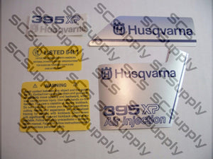Husqvarna 395XP (version 1) decal set