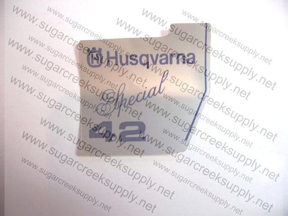 Husqvarna 42 Special starter cover decal