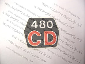 Husqvarna 480CD starter cover decal