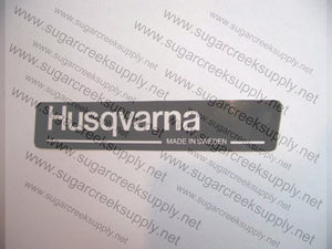 Husqvarna 61(blacktop) DC decal