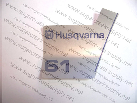 Husqvarna 61(orange top) starter cover decal