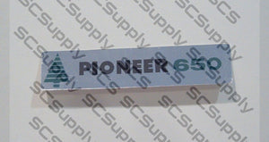 Pioneer 650 decal set