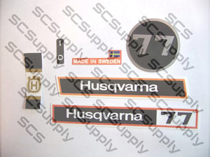 Husqvarna 77 decal set