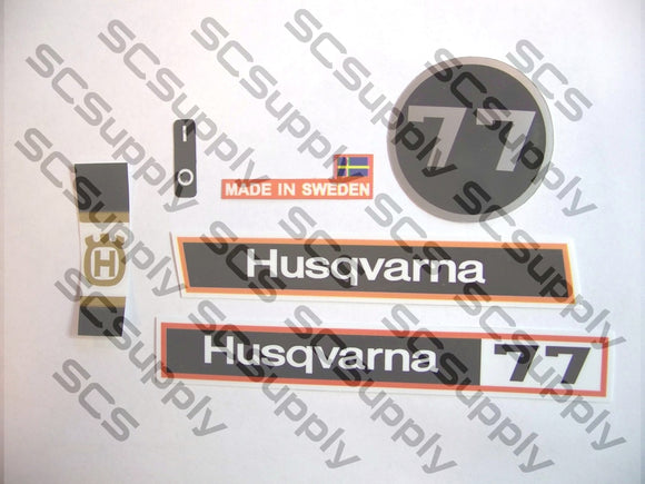 Husqvarna 77 decal set