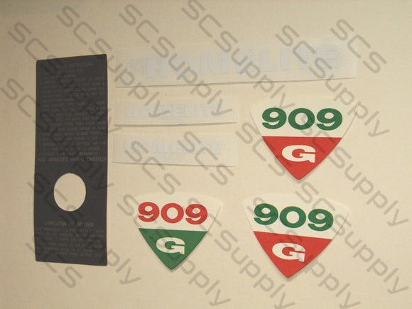 Homelite 909G decal set