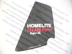 Homelite Big Red Super XL flywheel decal