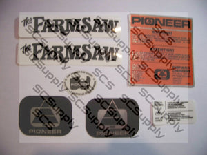 Pioneer FarmSaw (late) decal set