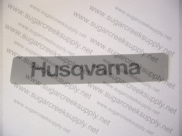 Husqvarna 66 drive case cover decal