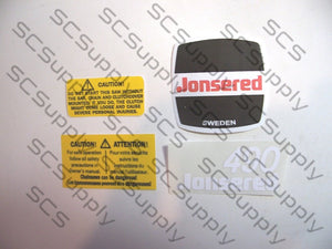 Jonsered 490 decal set