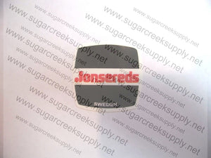 Jonsereds Red/White/Black Square Flywheel decal